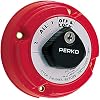 Perko 8502DP Locking Battery Selector Switch , red