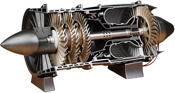 Turbojet Engine Model 100pcs Unassembled Science Kits Mechanical Educational Desktop Gadget 1/3 Scale (WP-85)