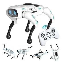 Smart Robot Dog Toy, Perro Robot Toys for Kids, RC Robo Dog Pet with STEM, Robotic Dog Pal for Kids and Adults, Electronic Remote Control Robots for Birthday for Boy and Girl