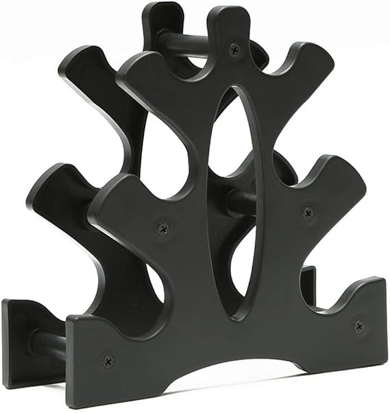 3-Tier Dumbbell Rack Stand - Household Dumbbell Holder For Multilevel Hand Weights Storage