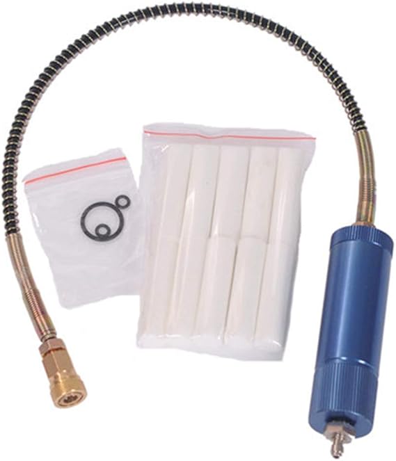 TUXING 4500Psi Pcp Hand Pump Air Filter, Pcp Air Compressor Oil Water Filter with Female Soft Hose and Male Quick Connector for High Pressure Air Compressor Pump 30Mpa