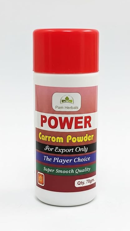 Premium Carrom Board Powder 70g - Smooth Gameplay, Anti-Friction Formula for Professional & Beginner Players