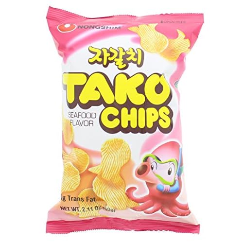 Tako Chips Octopus Flavored Snack 60g 1 Bag