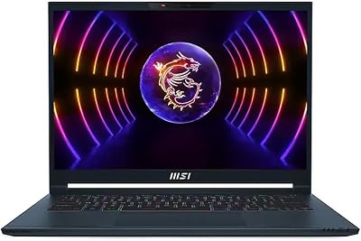 msi 2025 Stealth 14Studio 14” WUXGA IPS Laptop 10-Core Intel Core i7-13620H NVIDIA GeForce RTX 4060 16GB DDR5 2TB SSD Thunderbolt 4 USB-C WiFi AX BT Webcam HDMI2.1 RGB Backlit KB Windows 11 Pro