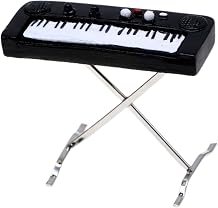 Musical Ornaments Decoration Miniature Metal Electronic Organ Mini Piano Model Musical Instrument Adornment Ornaments