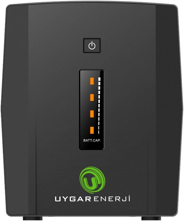 Lunatic Uygar Enerji TUNA 2200VA LINE INTERACTIVE UPS 2×12V9AH Yeni Nesil Akülü Güç Kaynağı Ups2200VA