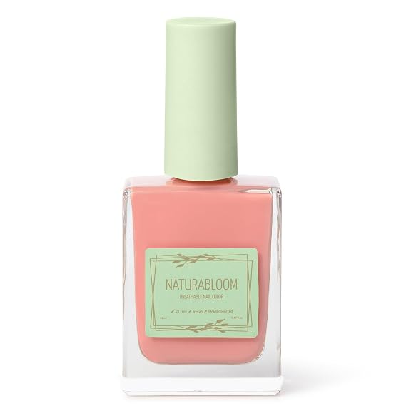 Breathable Premium Long Lasting Nail Polish (Burnt Coral) - Vegan & Toxin-Free