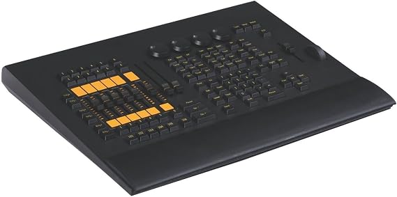 DMX 512 Console, DJ Light Controller with MA2 Command Wing Style Professional Lighting Mixing Board Console for Editing and Running Stage Lighting Programs