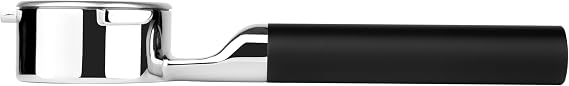 LILQ 54mm Bottomless Naked Lay Flat Portafilter Compatible with Breville Barista Express/Pro, Bambino, and More Includes 1820g Basket (Black Aluminum, 54mm Breville)