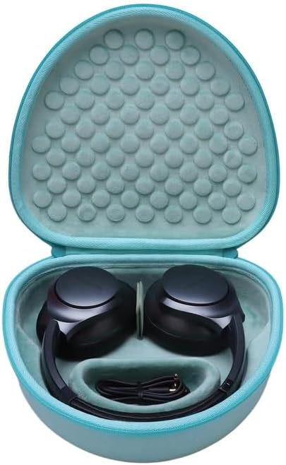 L LTGEM Carrying Headphones Case for Anker Soundcore Life Q20i Noise Green | Compatible with Anker Soundcore Q20 Life Q30 Q11i H30i Space Q45 Canceling Headphones with Removable Accessory Case