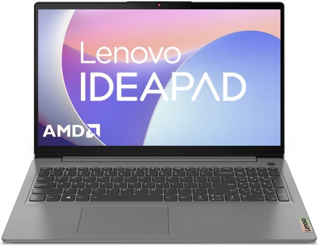 Lenovo IdeaPad 15.6 FHD 1920x1080 Laptop | AMD Ryzen 7 5700U 8-Core | AMD Radeon Graphics | Backlit Keyboard | USB-C | WiFi 6 | HDMI | 16GB DDR4 512GB SSD | Win10 Pro, Arctic Grey