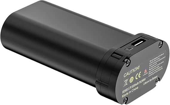 Huepar Laser Level Rechargeable Lithium Battery B03CG/B02CG/B21CG/904DG 360 Self Leveling Green Laser Leveler Tool, 3.7V 5200mAh, Type-C - MDK03