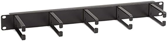 Black Box Network Services Patch Cable Management - Rack Cable Management Panel - Black - 1 Pack1U 37803-R2