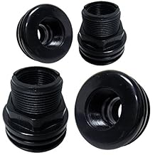 4 Pack - 3/4" Threaded X Threaded Bulkhead (AM Brand)