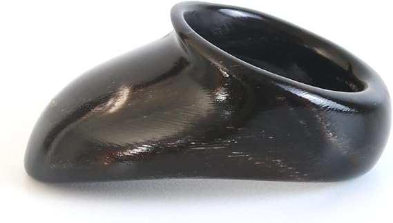 Vermil Archery Thumb Ring - Classic Buffalo Horn - Protective Gear for Thumb Draw in Traditional Archery