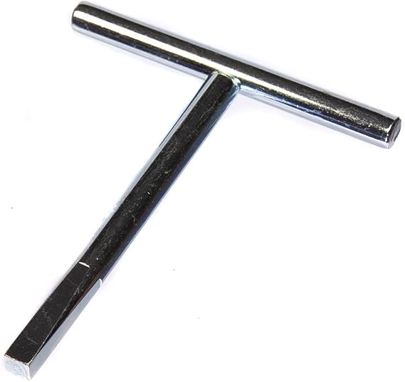 Budget Key T Bar Key Lock Tapered Square Drive Key 6.5mm Square