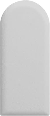 XPLKQXE Upholstered Soft Wall Cushion Wall Panels, 3D Home Ant-i Collision Protection Headboard, Peel and Stick Decorative Wall Stickers Playroom Sofa BackgroundsGray,20x80cm