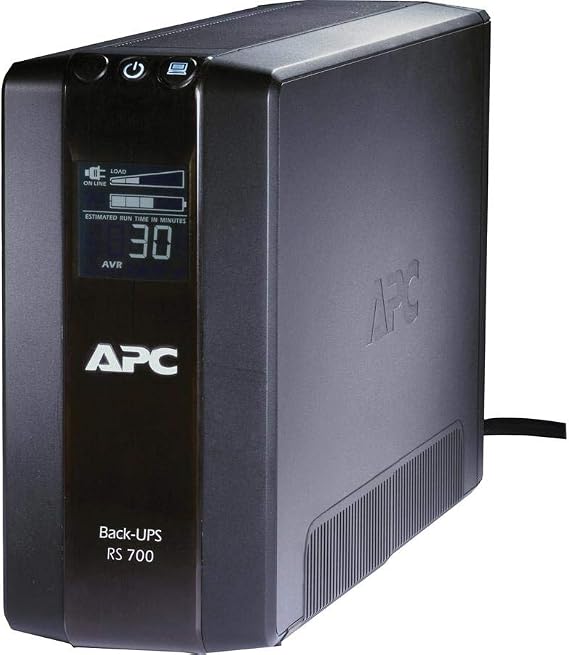 APC Back-UPS RS 700 VA Tower UPS - 700VA/450W - 3 Minute Full Load - 3 x NEMA 5-15R - Battery Backup System 3 x NEMA 5-15R - Surge-Protected