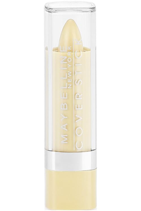 Maybelline New York Cover Stick Corrector Concealer, Yellow Corrects Dark Circles, 0.16 oz.