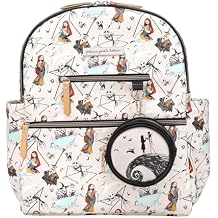 Petunia Pickle Bottom Ace Backpack - Multi-Function Diaper Bag with Insulated Pockets and Changing Pad - Wide Zip-top for Easy Access to Contents - Halloween Town