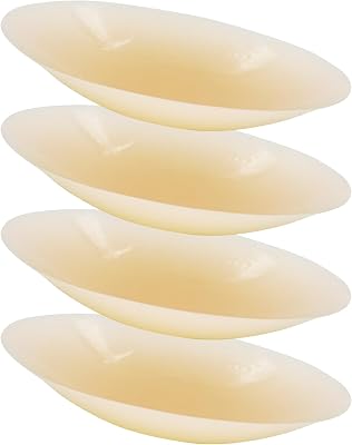 2 Pairs Sticky Silicone Nipple Covers for Women Reusable, Ultra-Thin Adhesive Pasties Nipple Cover No Show Seamless