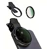 52mm Ultra Clear CPL Polarize Filtre Klipsli Telefon Lens Yansıma Azaltıcı