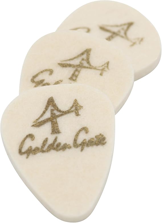 Golden Gate FP-1 Ukulele Felt Picks - 3 Pack
