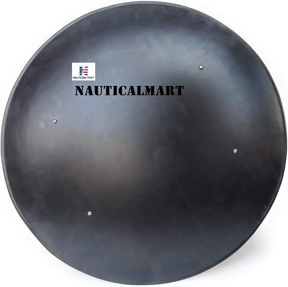Blank Round Shield - Custom 16 Gauge Steel Battle Ready - Natural