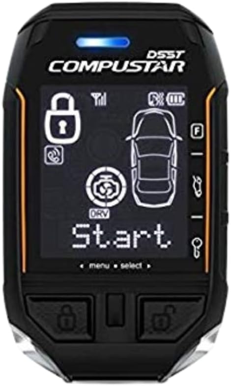 Compustar T11/T12 2-Way LCD Replacement Remote with 3-Miles Range