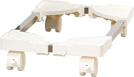 Adjustable Mobile CPU Stand, Mobile CPU Stand with 4 Rolling Caster Wheels, Under Desk CPU Holder PC Floor Cart PC Riser, Wheels Fits Most PC