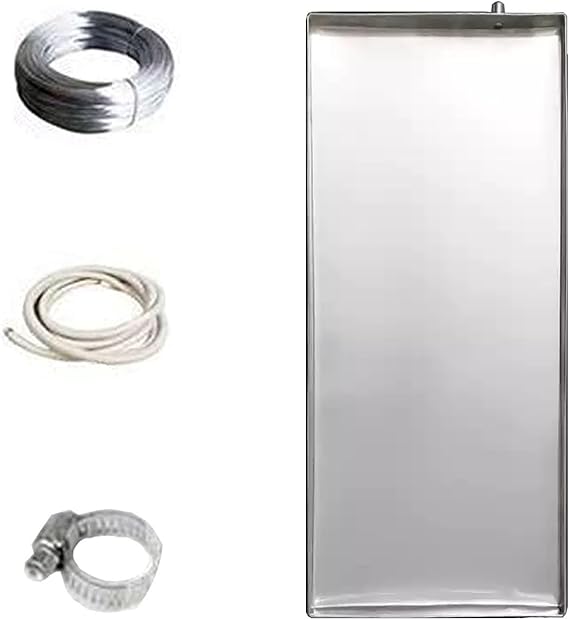 Air Conditioner Drip Pan, Window Air Conditioner Drain Kit, Portable Ac Water Catcher Drain Pan with 13 FT Drain Hose and Clamp(84 * 36 * 3cm/33 * 14 * 1.2in)