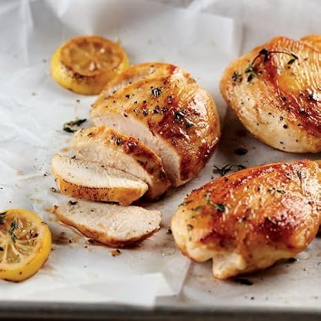 Omaha Steaks Protein & Sauce Medley (Air-Chilled Boneless Chicken Breasts, Air-Chilled Boneless Skinless Chicken Thighs, Wild Argentinian Red Shrimp, Faroe Islands Salmon Fillets, and more)