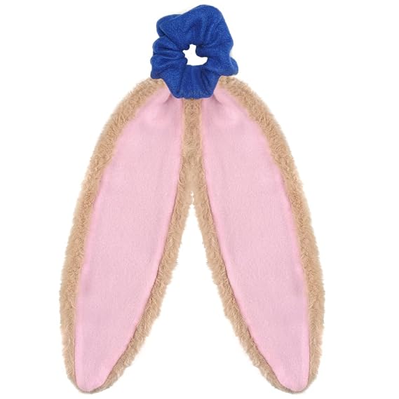 Funcredible Floppy Bunny Ears Hair Tie Adult Plush Rabbit Ears Costume Accessory for Cosplay & Themed Events