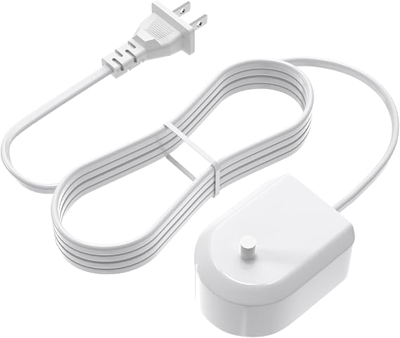 Charger Base Compatible with Philips Sonicare Electric Toothbrush HX6100, Flosser, HX9000/HX8000/ HX6000/HX3000 Series Portable Waterproof Travel Charging Power Cord