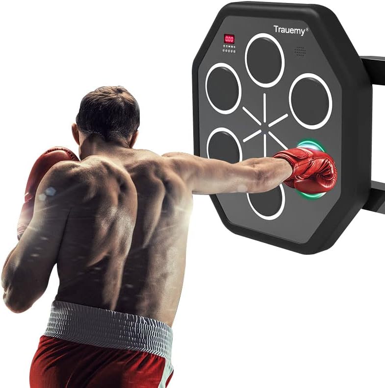Wall Mount Starter Home Boxing Machine with Music MMA Training Boxing Target Stress Relief