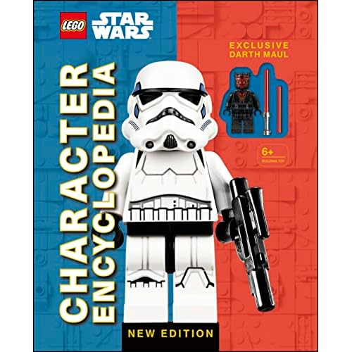 LEGO Star Wars Character Encyclopedia New Edition: with Exclusive Darth Maul Minifigure Hardcover Picture Book, April 7, 2020