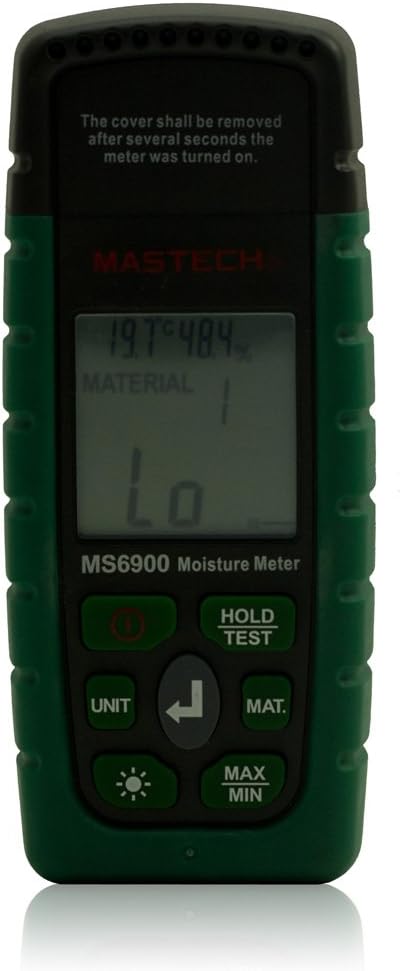 Mastech MS6900 Portable Digital LCD Hygrometer Wood Moisture Meter Temperature Humidity Tester