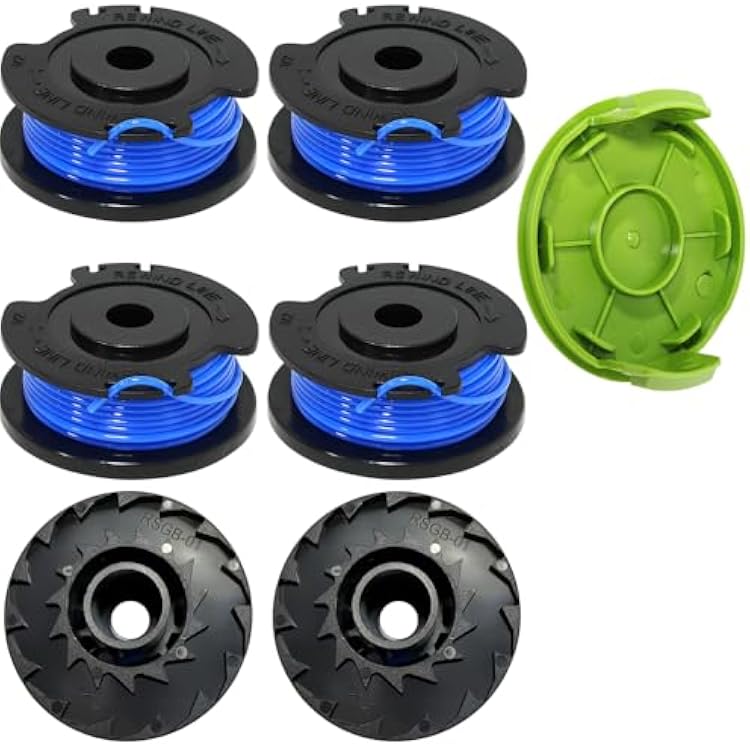 6PC Replacement C3 Spool for Craftsman C3 19.2v 74381 315 CR2000 Grass Trimmers, Spools for Greenworks 40V 21332,21302, ST24B215, ST40B05,2100302AZ, 24V ST24B210 12-Inch Trimmer