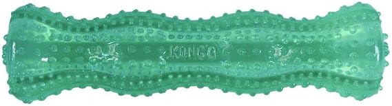 KONG Squeezz Dental Stick - Dog Toy for Cleaning Teeth - Flexible Chew Toy for Gentle & Mild Chewers - For Medium Dogs