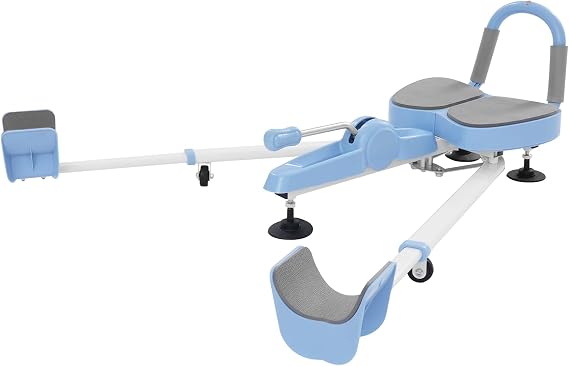 YIYIBYUS Leg Stretcher, 330LBS Splits Machine for Flexibility Kids Adults, Heavy Duty Steel Frame Leg Stretching Training Machine for Home Gym, Blue