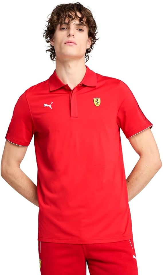 PUMA Mens Scuderia Ferrari Formula 1 Cloudspun Polo