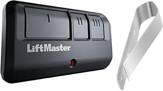 LiftMaster 893LM 3-Button Garage Door Opener Remote Control, Dark Gray