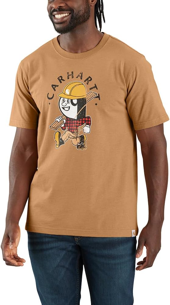 Carhartt Men's 106534 Relaxed Fit Lightweight Short-Sleeve Carpenter Graphic T-