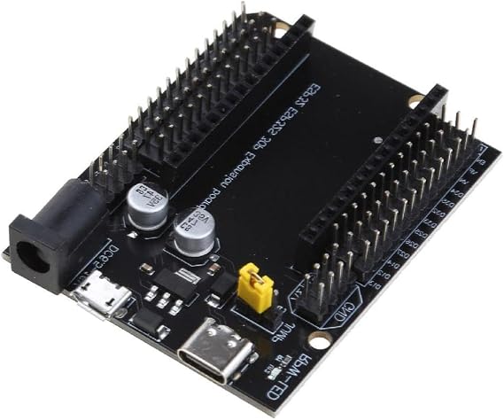 ESP32 30Pins Expansion Board ESP32 Shield Development Board Support ESP-WROOM-32 For ESP32-DevKitC-32 ESP32 Expansion Board ESP32 30P DEVKIT -V1 Power Module Board ESP32S Type-C MicroUSB