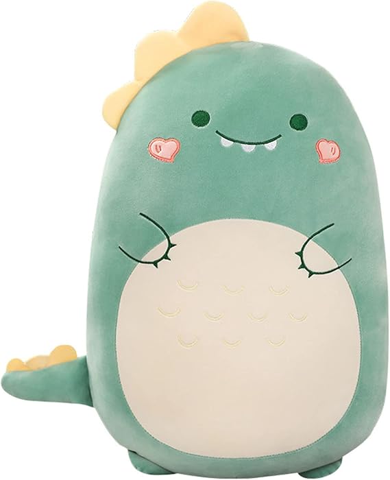 Kekeso Dinosaur Plush Hugging Pillow Cute Stuffed Animal Plush Toy Soft Cartoon Plushie Sleeping Pillow for Kids(Dinosaur, 45cm/17.71in)