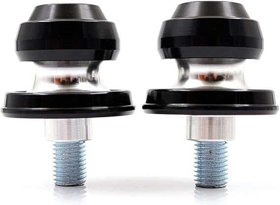 10MM Swingarm Bobbins Spools Sliders Stand M10 Screws (for CFMOTO Vehicle) Ibex 800 T/S;300SS;450SS;450NK;300SR;800NK;300NK 250SR;450SR;150/250NK;400NK;650NK;800MT;700CL-X;250CL-X;GT (Black)