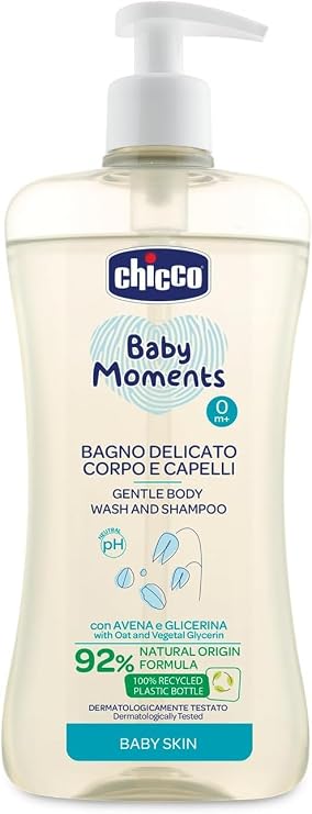 Chicco Baby Moments Gentle Body Wash & Shampoo