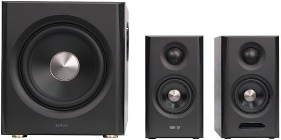 Edifier S355DB Tri-Amp 2.1 Hoparlör Sistemi Ceviz (HDMI eARC)