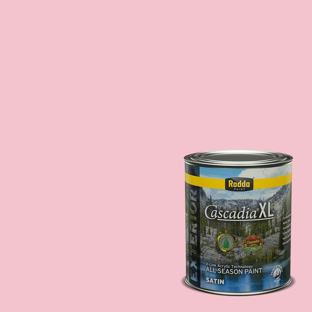 Rodda Paint CASCADIA XL Exterior Satin Paint & Primer in One, Quart, All Dressed Up