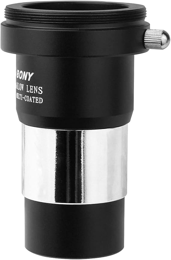 SVBONY 2X Barlow Lens, 1.25" Interface, Metal for Telescope Eyepiece